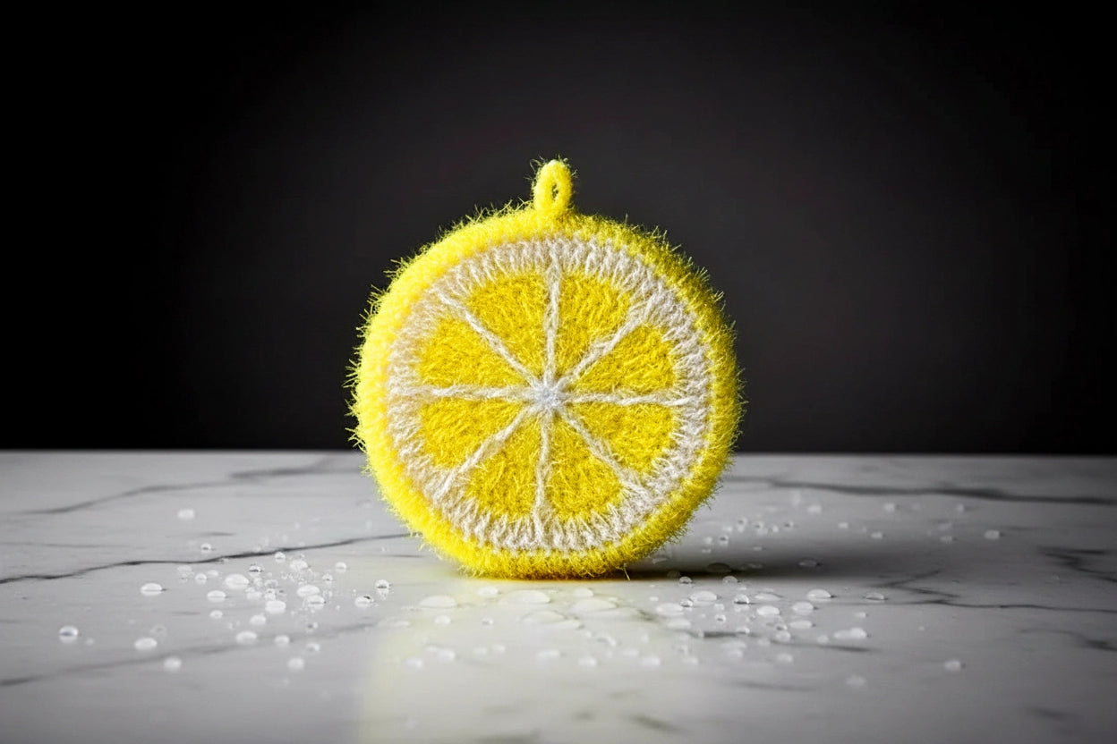Lemon Lime Orange Crochet Dish Scrubbers – 3-Pack