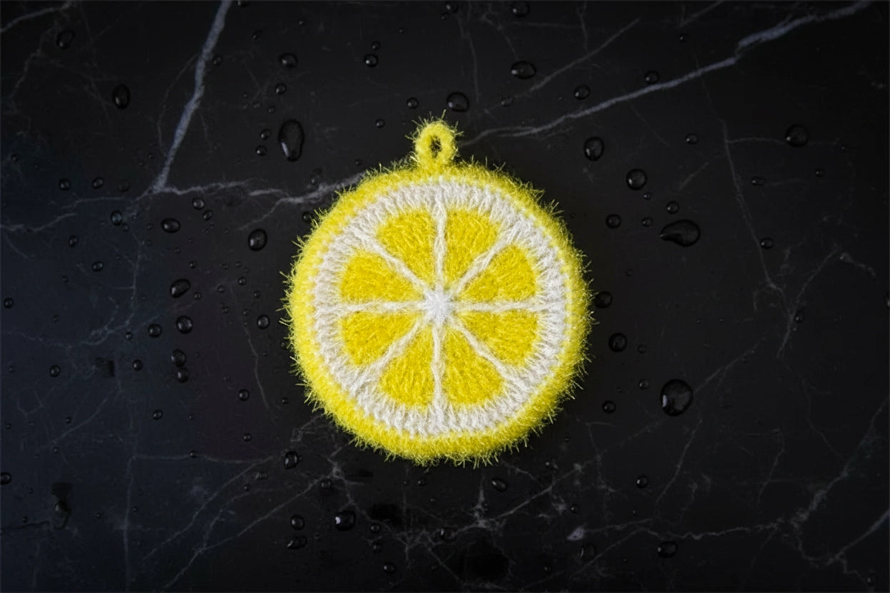 Lemon Lime Orange Crochet Dish Scrubbers – 3-Pack