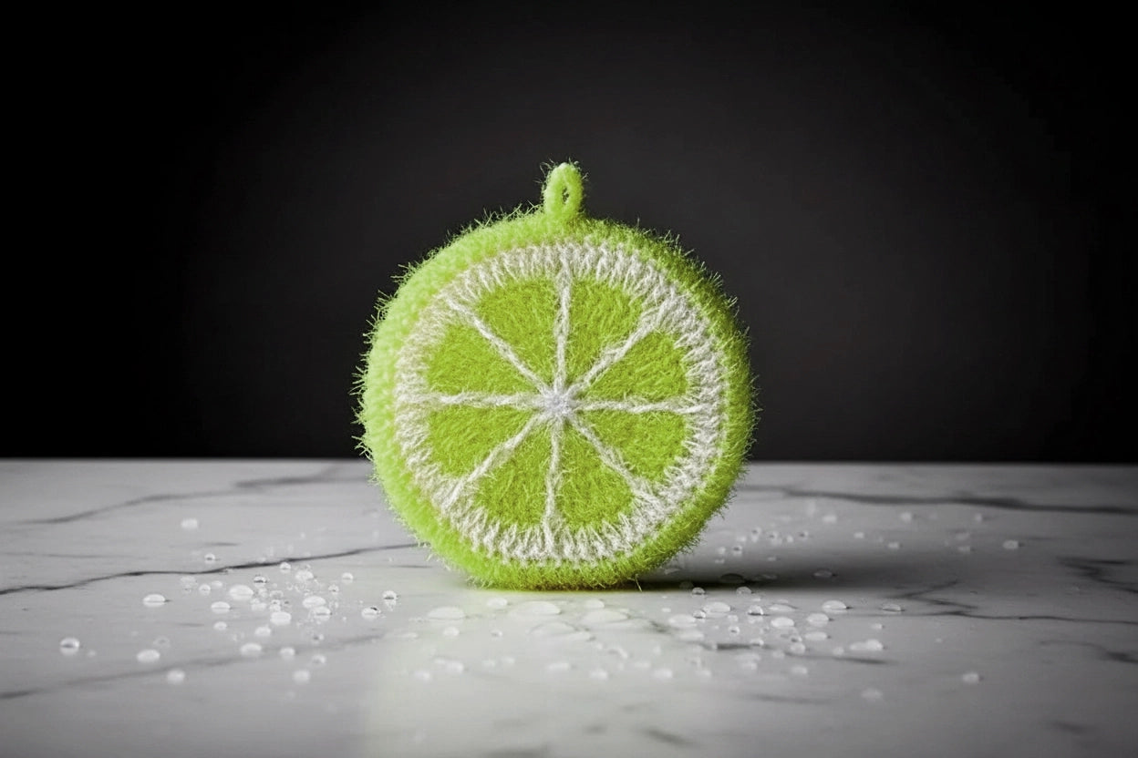 Lemon Lime Orange Crochet Dish Scrubbers – 3-Pack