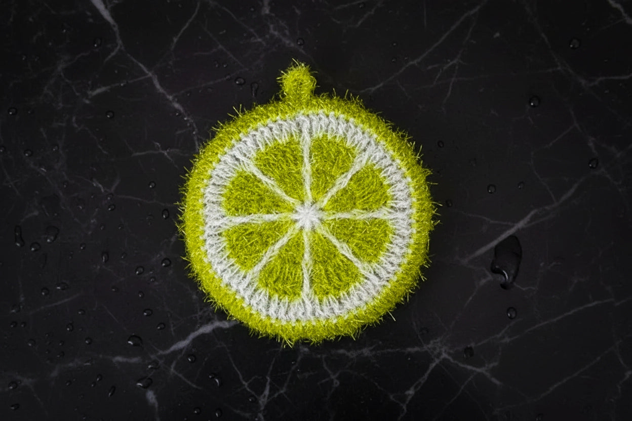 Lemon Lime Orange Crochet Dish Scrubbers – 3-Pack
