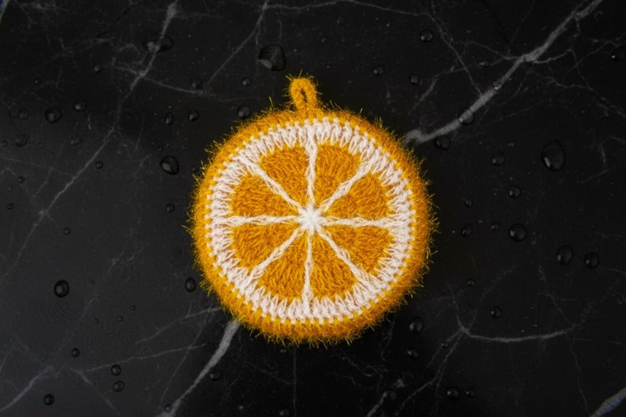 Lemon Lime Orange Crochet Dish Scrubbers – 3-Pack